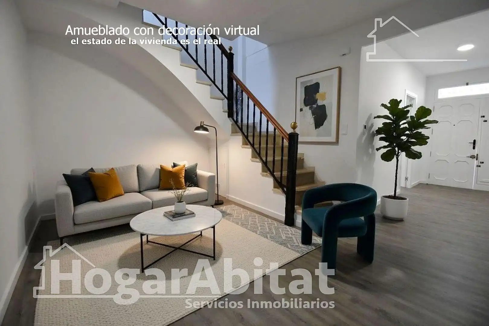 Living room of Houses for sale in Tavernes de la Valldigna  with Parquet flooring and Terrace