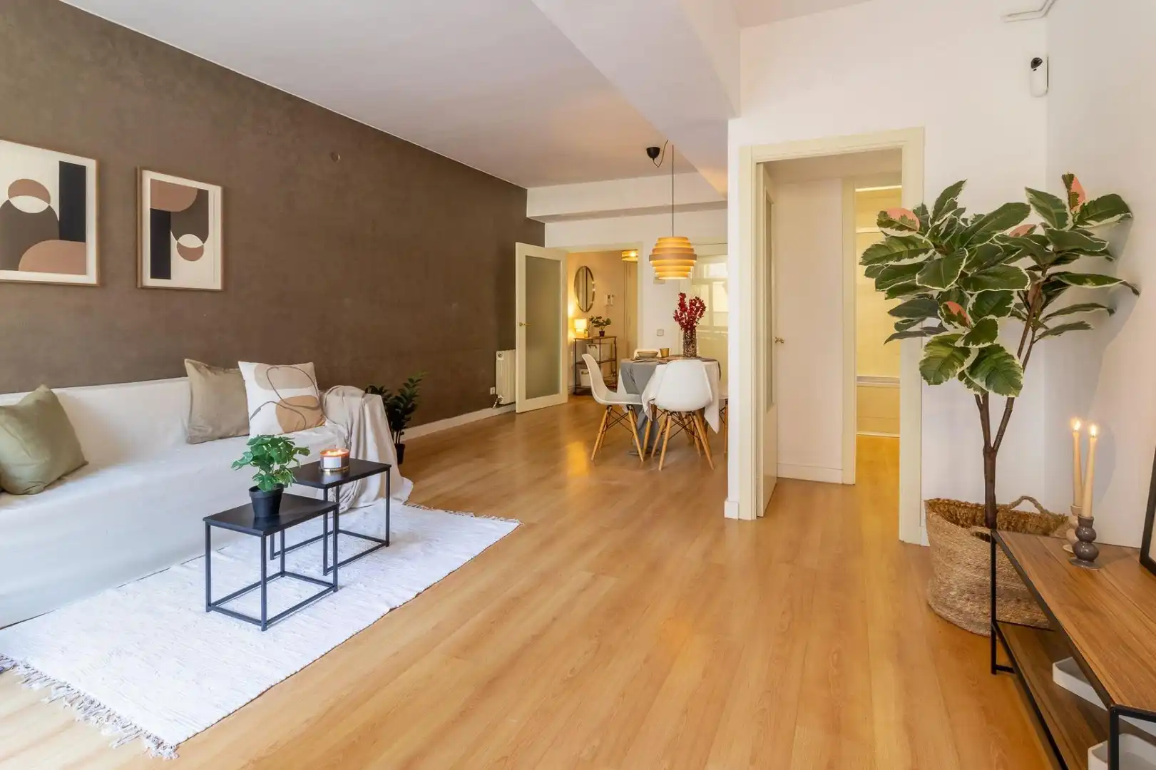 Sala d'estar de Pis en venda en Barcelona amb Calefacció i Terrassa