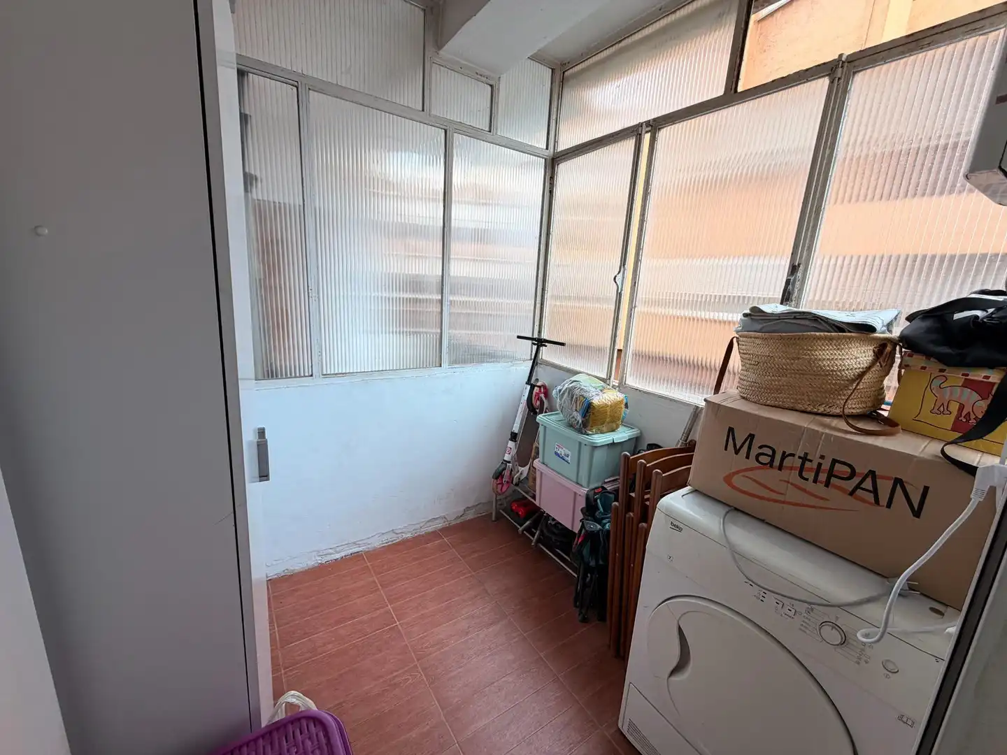 Balcony of Flat for sale in Sabadell  with Air Conditioner and Parquet flooring