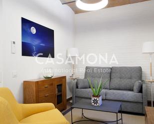 Sala d'estar de Apartament de lloguer en  Barcelona Capital amb Moblat i Internet