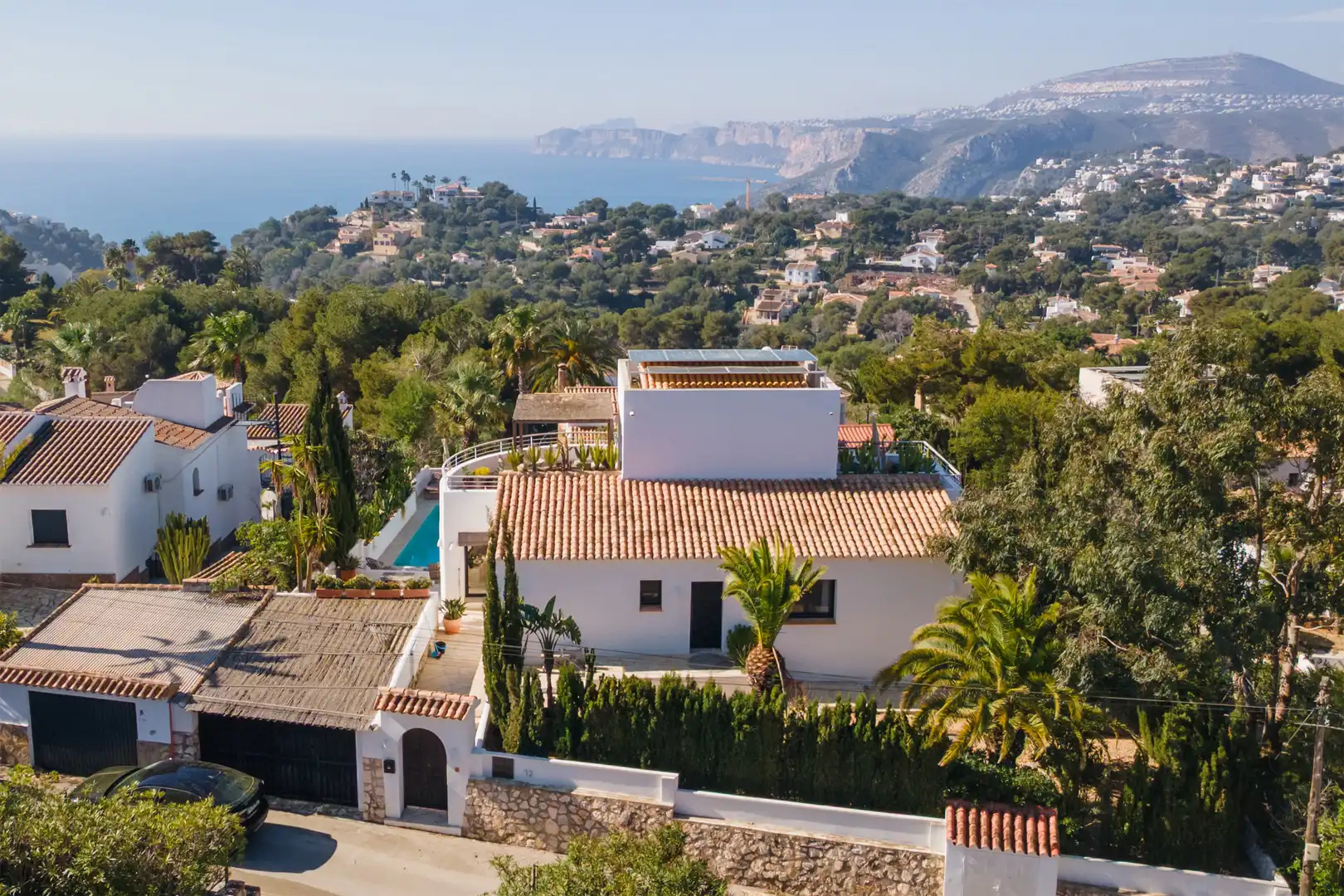 Exterior view of Houses for sale in Jávea / Xàbia  with Air Conditioner, Heating and Private garden
