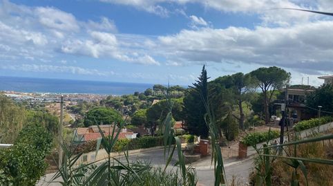 Solar urbano en premià de dalt con vistas al mar
