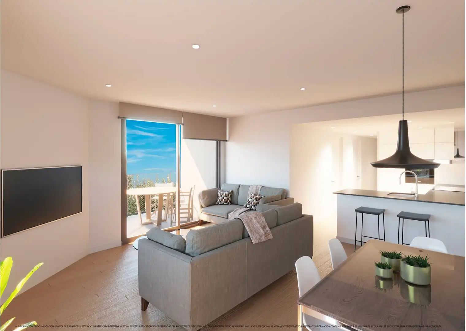 Sala de estar de Apartamento en venta en  Palma de Mallorca