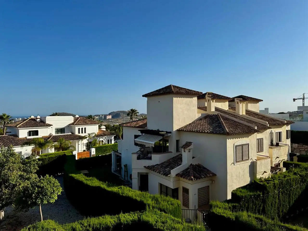 Exterior view of Houses for sale in Finestrat  with Air Conditioner, Private garden and Swimming Pool