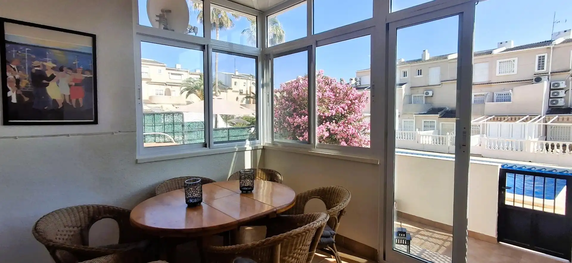 Terrasse von Erdgeschoss zur Miete in Orihuela mit Klimaanlage, Privatgarten und Terrasse