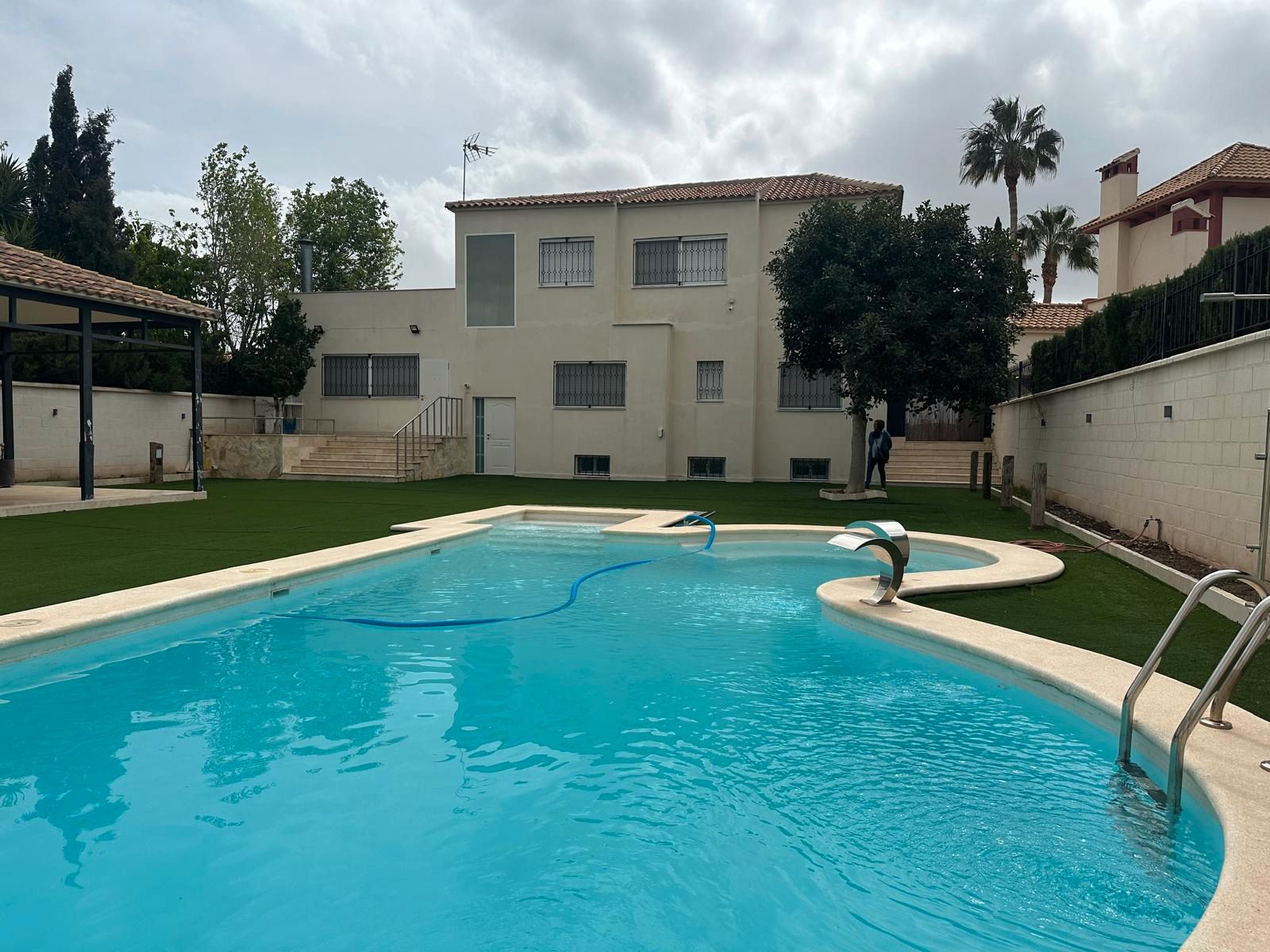 Swimming pool of House or chalet for sale in  Murcia Capital  with Air Conditioner, Private garden and Terrace