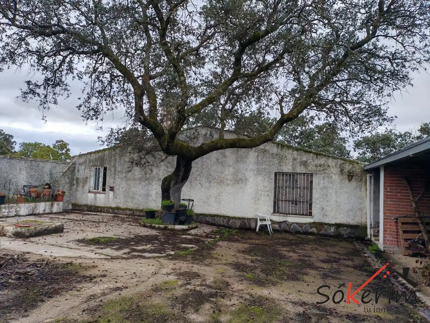 Vista exterior de Piso en venta en San Román de los Montes con Calefacción, Jardín privado y Terraza