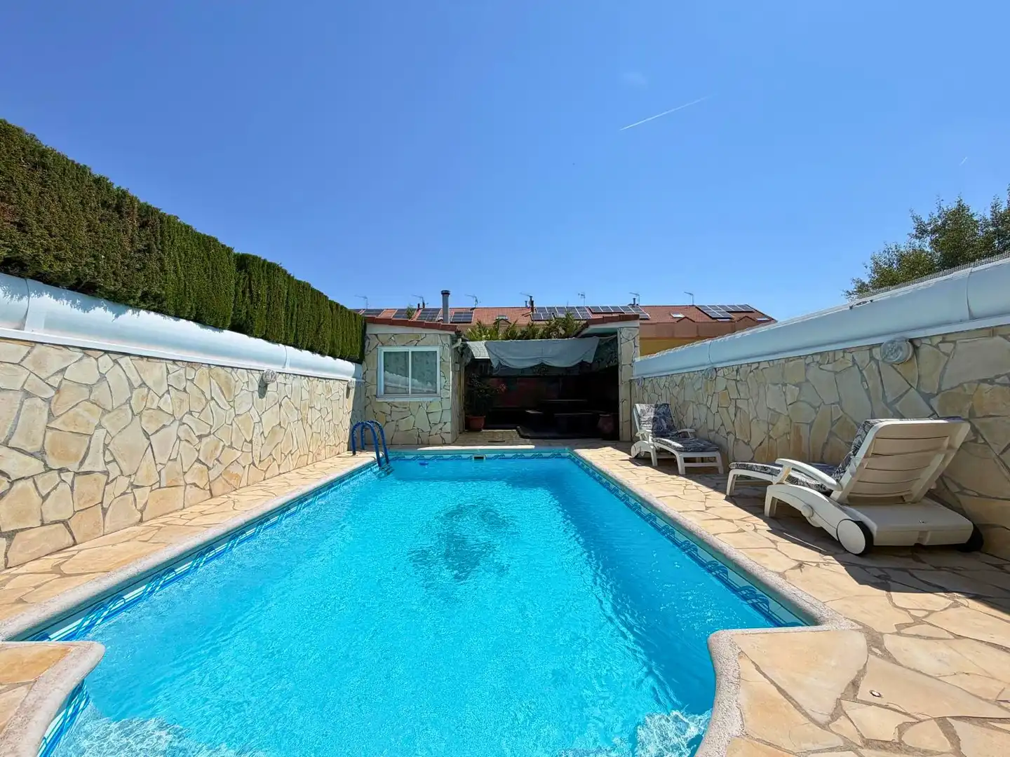 Piscina de Casa o chalet en venta en Rivas-Vaciamadrid con Aire acondicionado, Calefacción y Jardín privado