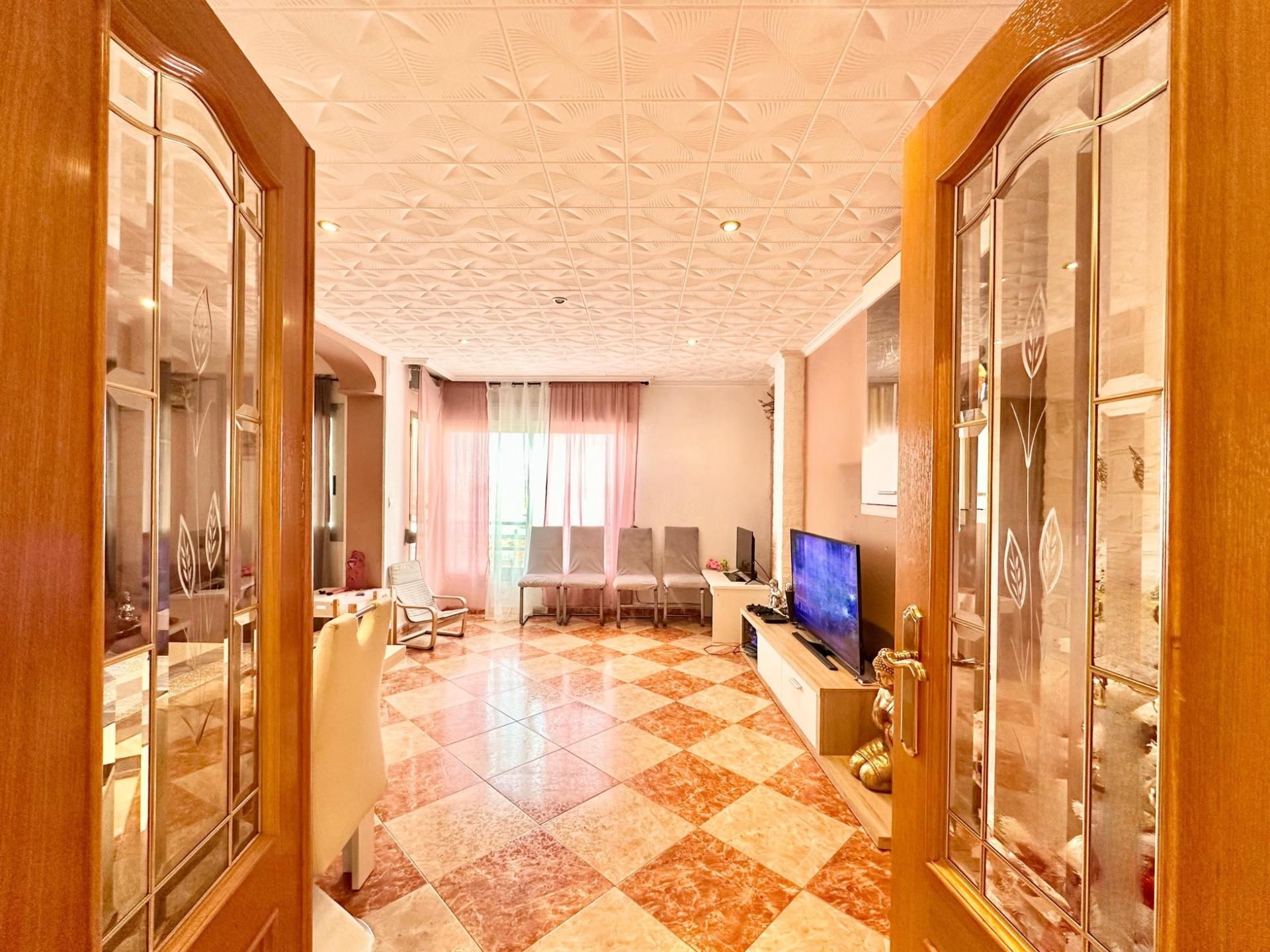 Living room of Flat for sale in Carlet  with Air Conditioner, Terrace and Balcony