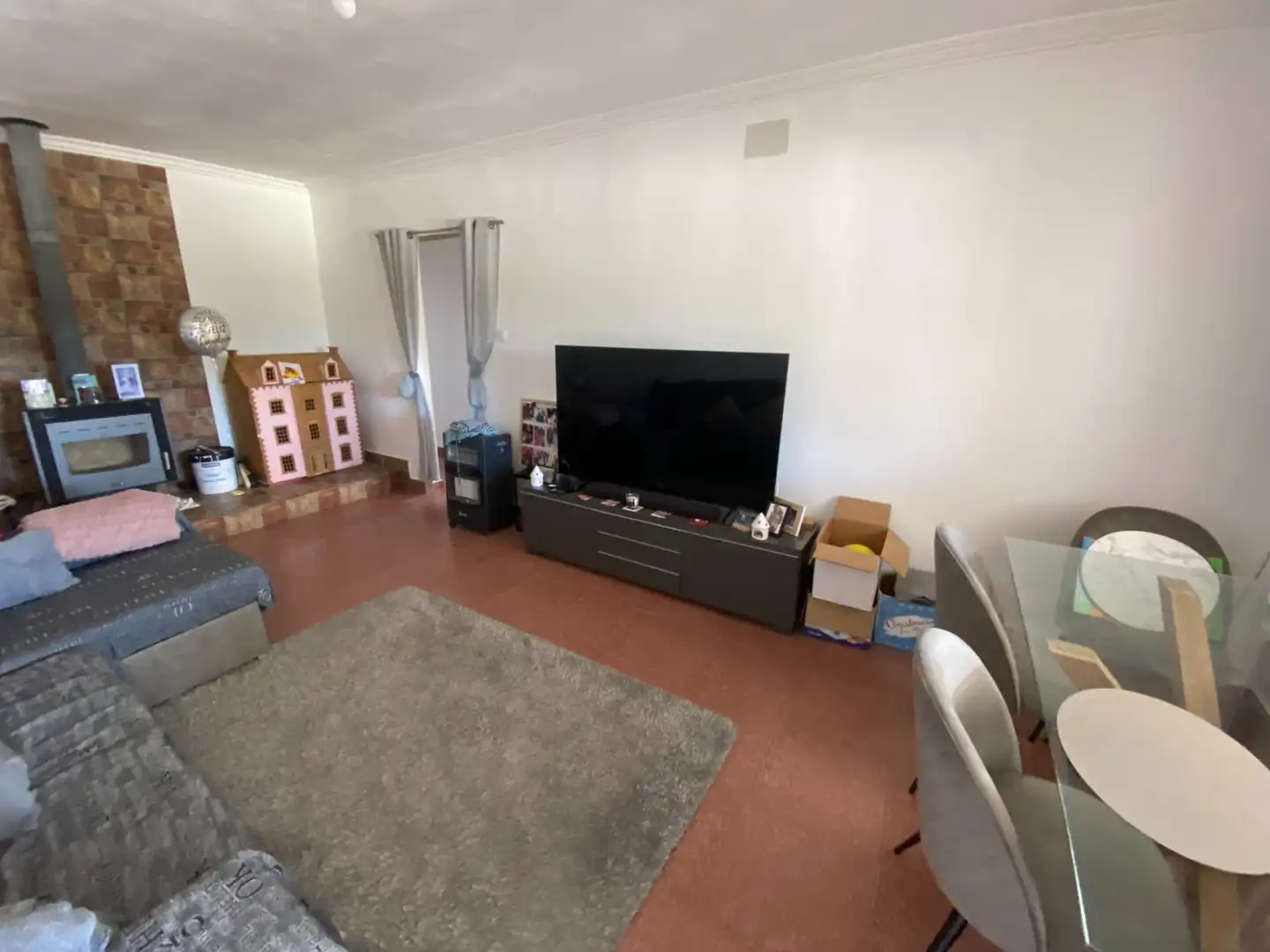 Sala de estar de Finca rústica en venta en Sax con Aire acondicionado, Calefacción y Jardín privado