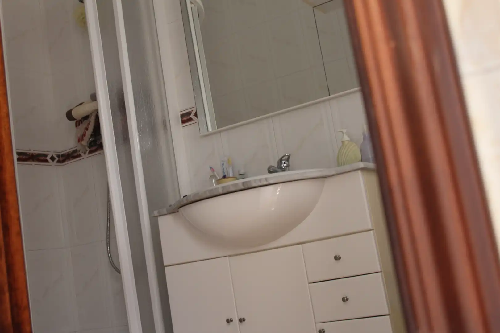 Baño de Casa o chalet en venta en Arroyomolinos de León con Aire acondicionado, Jardín privado y Terraza