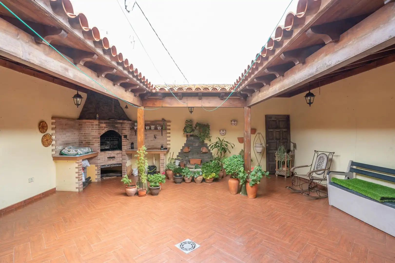 Terrace of Houses for sale in San Cristóbal de la Laguna  with Terrace, Storage room and Furnished