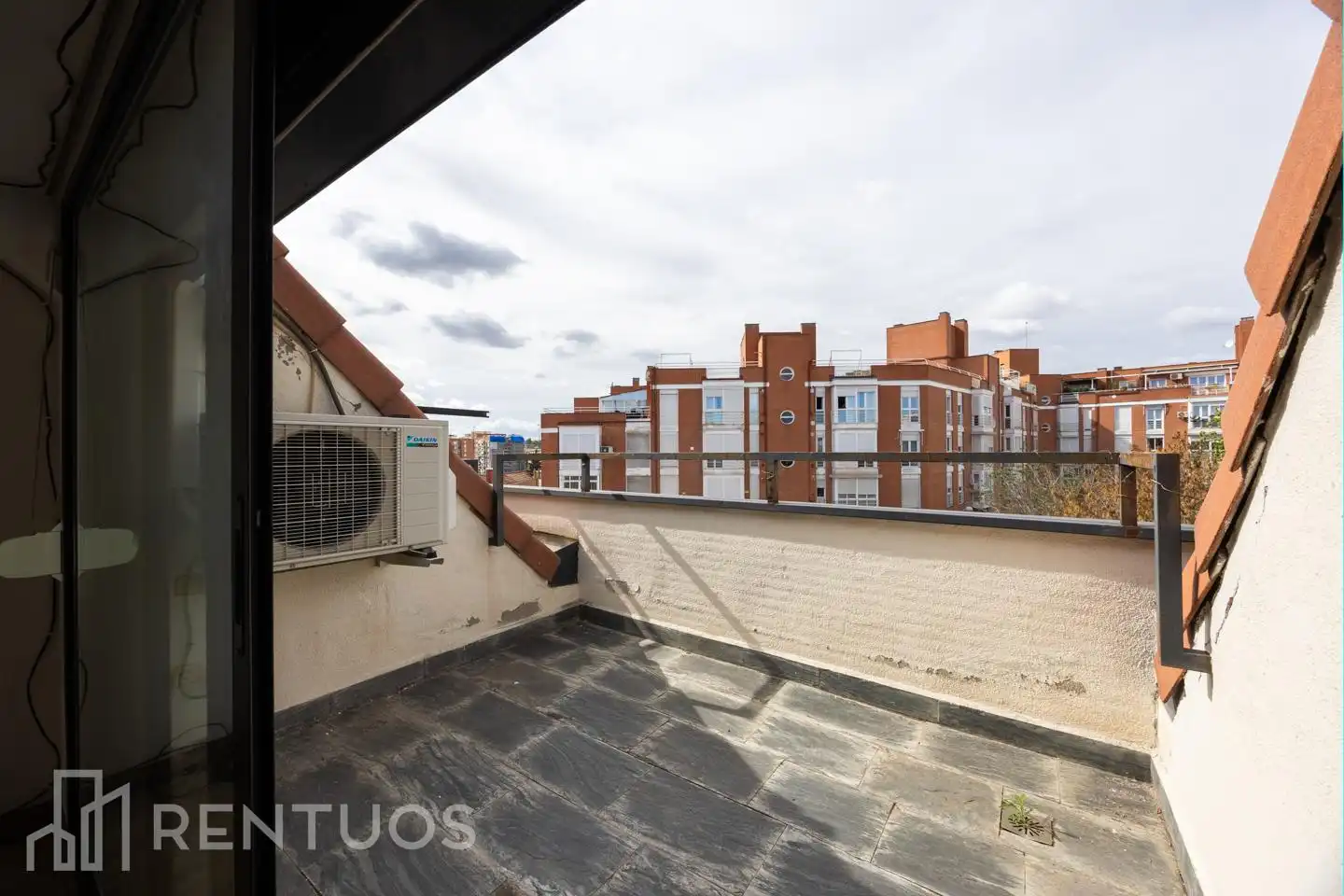 Terraza de Dúplex de alquiler en Madrid con Aire acondicionado, Calefacción y Terraza