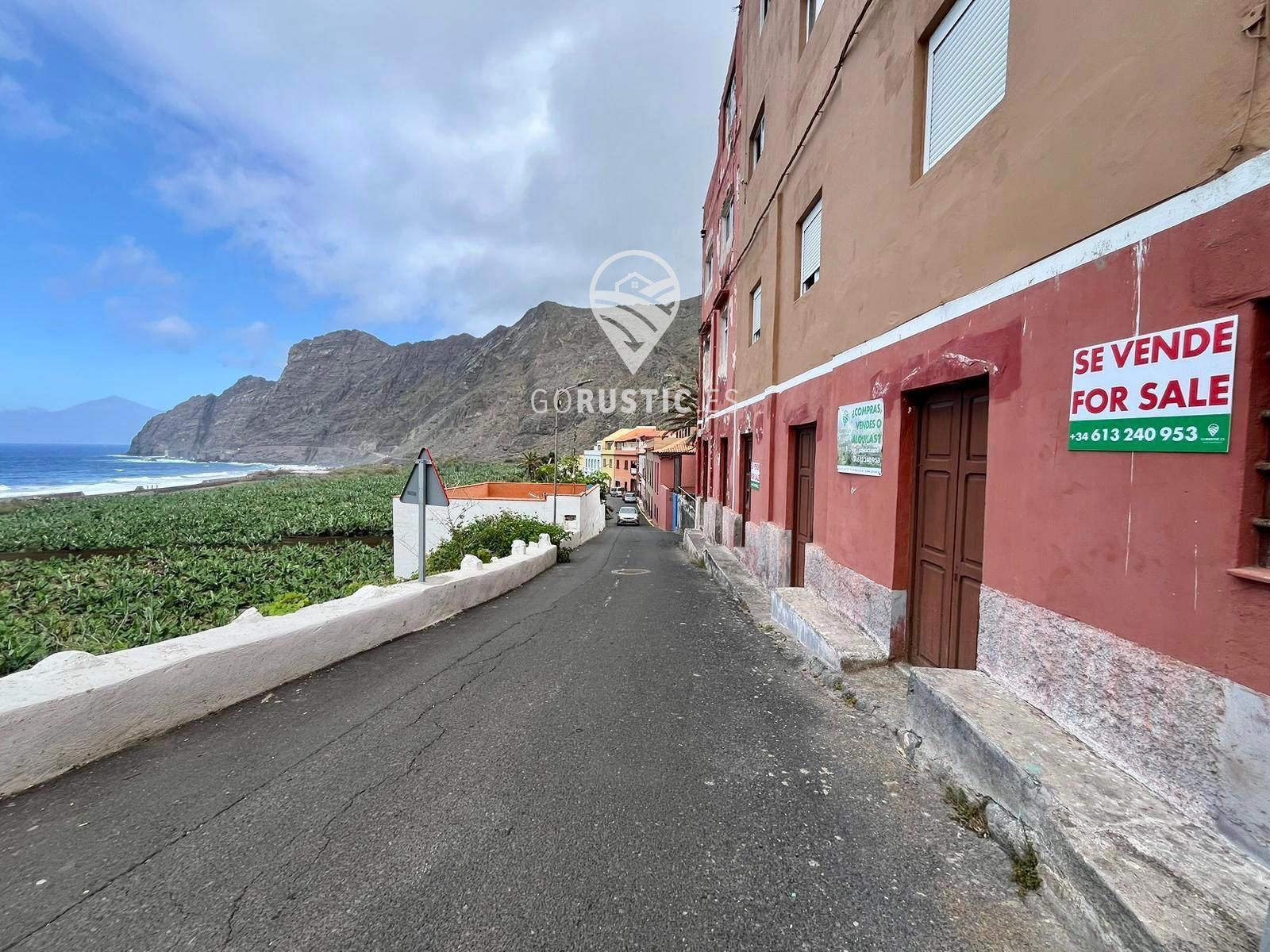 Vista exterior de Apartament en venda en Hermigua amb Jardí privat