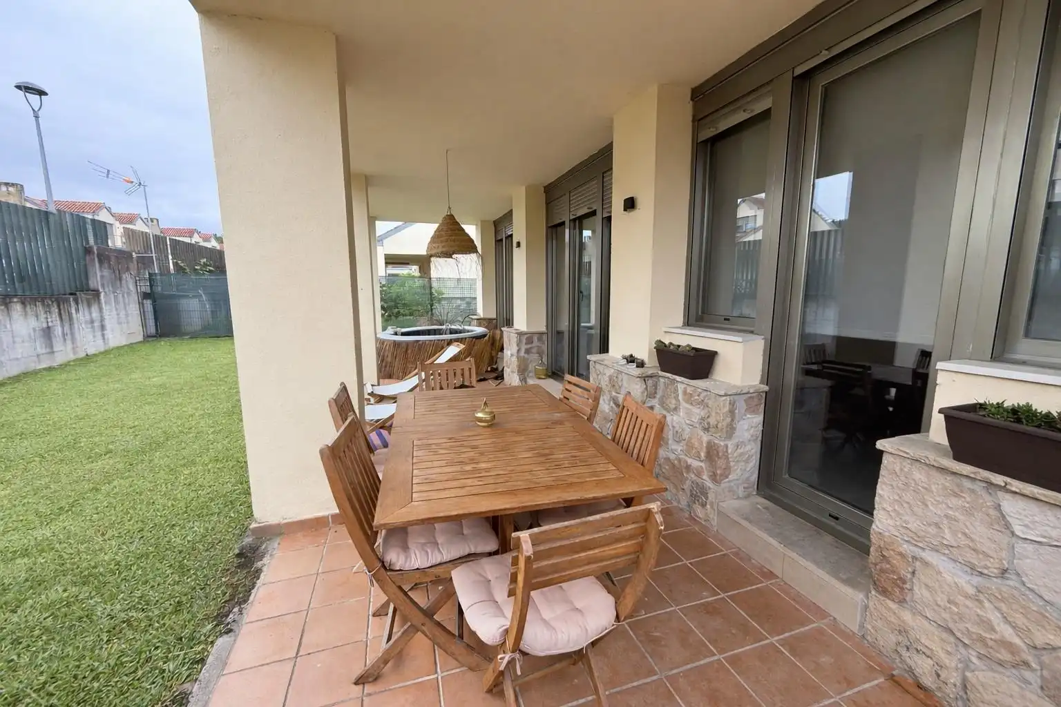 Terrassa de Casa o xalet en venda en Hazas de Cesto amb Calefacció, Jardí privat i Terrassa
