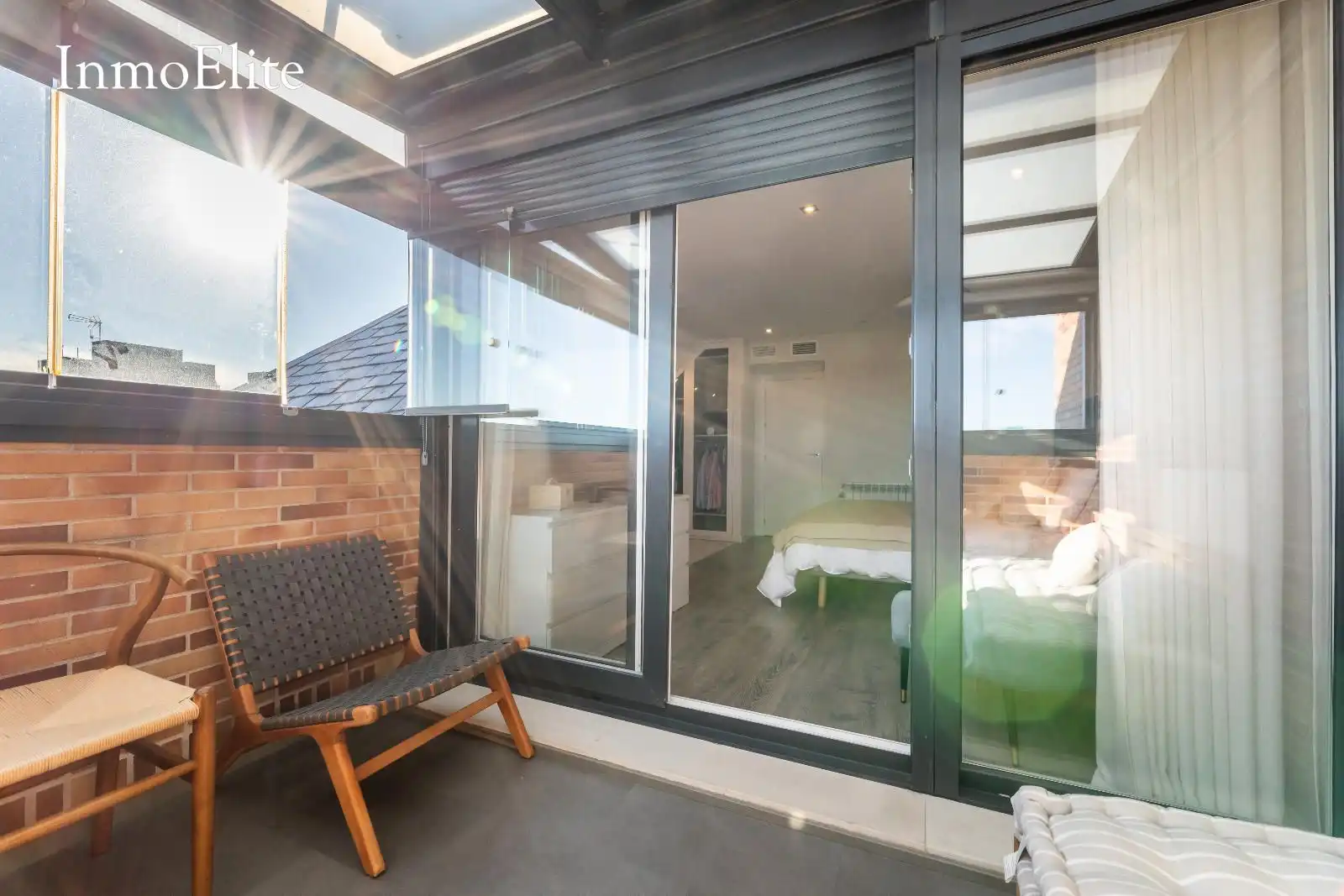 Terrasse von Dachboden zum Verkauf in Majadahonda mit Klimaanlage, Heizung und Parkett