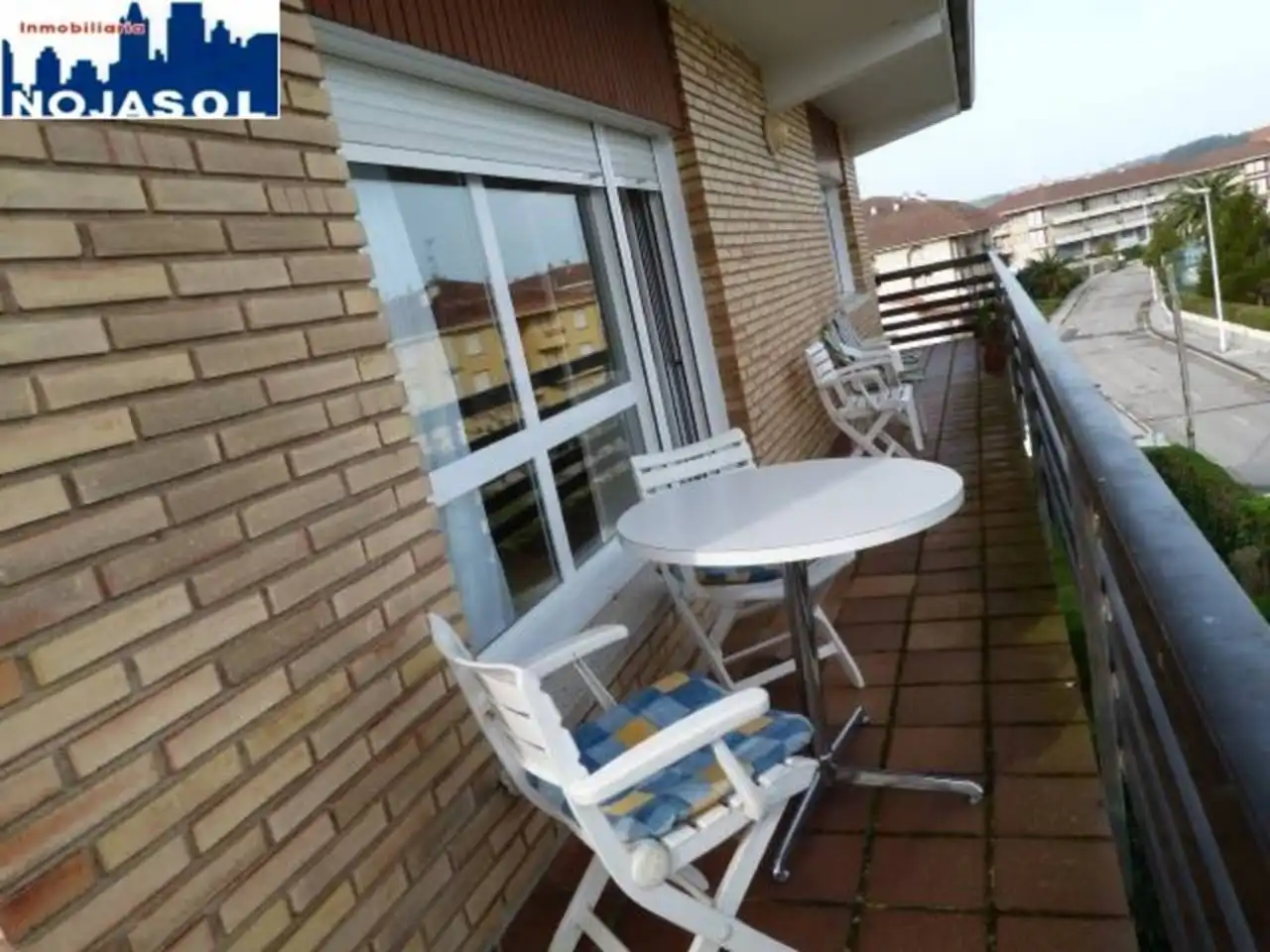 Balcony of Flat for rent in Noja  with Heating, Terrace and Furnished
