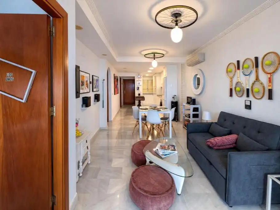 Living room of Flat for rent in Altea  with Air Conditioner, Terrace and Balcony