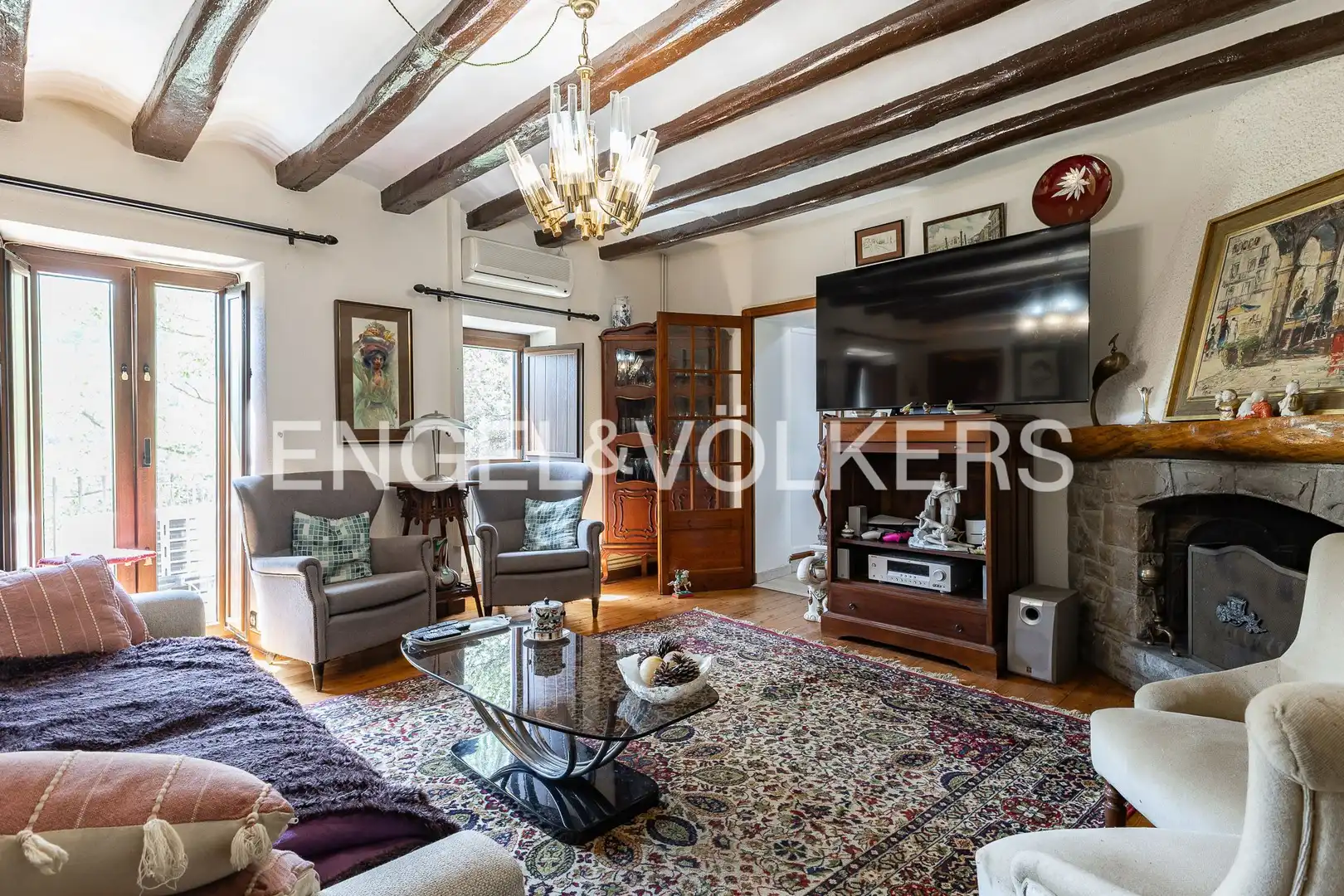 Sala de estar de Casa o chalet en venta en Castellbell i el Vilar con Calefacción