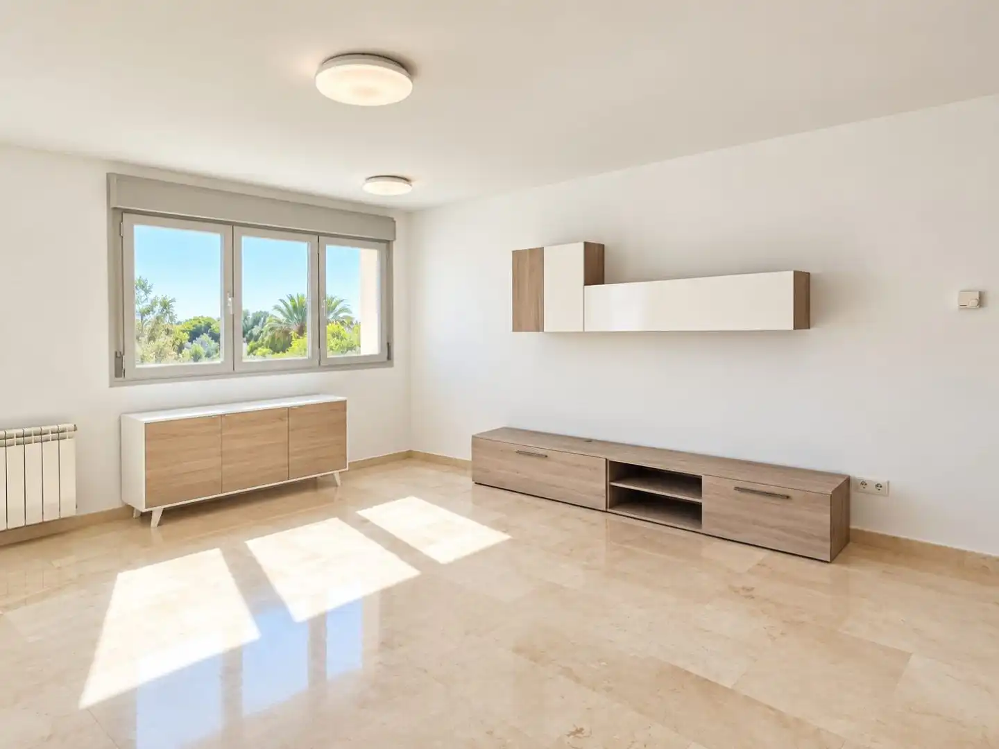 Wohnzimmer von Wohnung zur Miete in  Palma de Mallorca mit Klimaanlage, Terrasse und Balkon