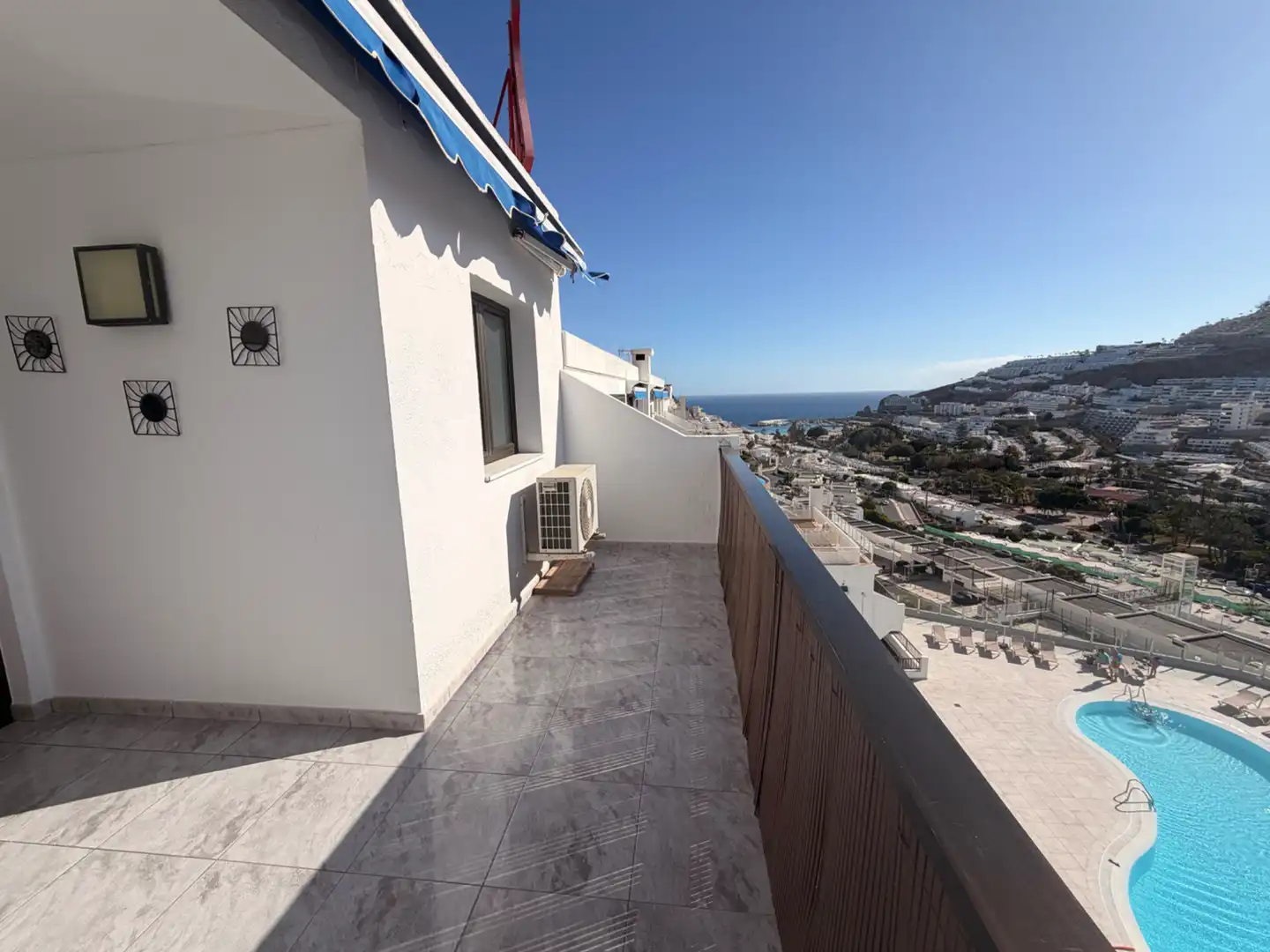Terrassa de Apartament en venda en Mogán amb Aire condicionat, Terrassa i Moblat