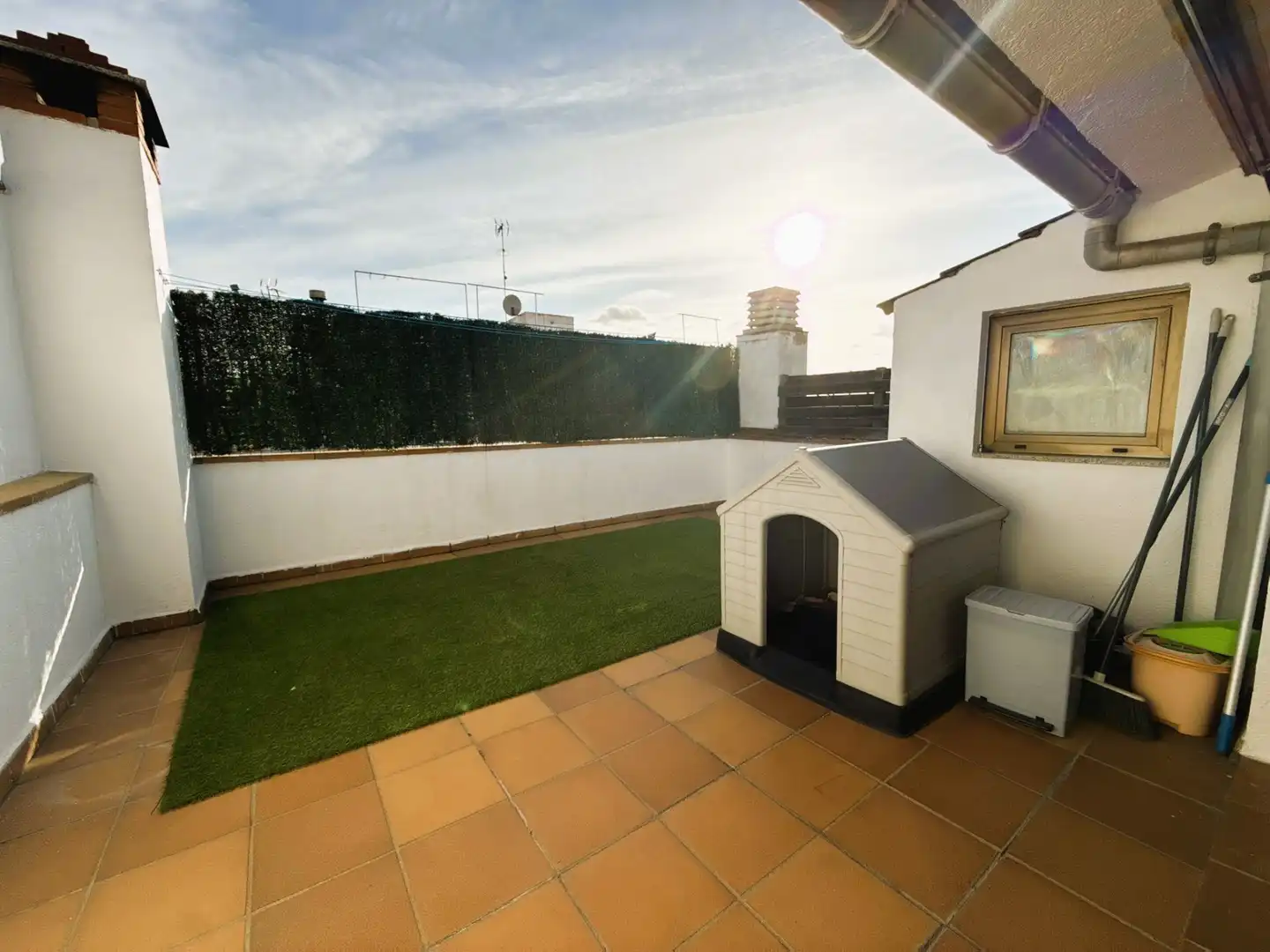 Terrassa de Casa adosada en venda en Les Franqueses del Vallès amb Aire condicionat, Calefacció i Parquet