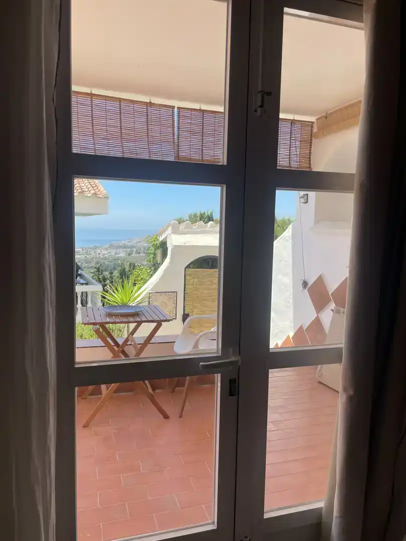 Terraza de Piso en venta en Nerja con Aire acondicionado, Jardín privado y Piscina