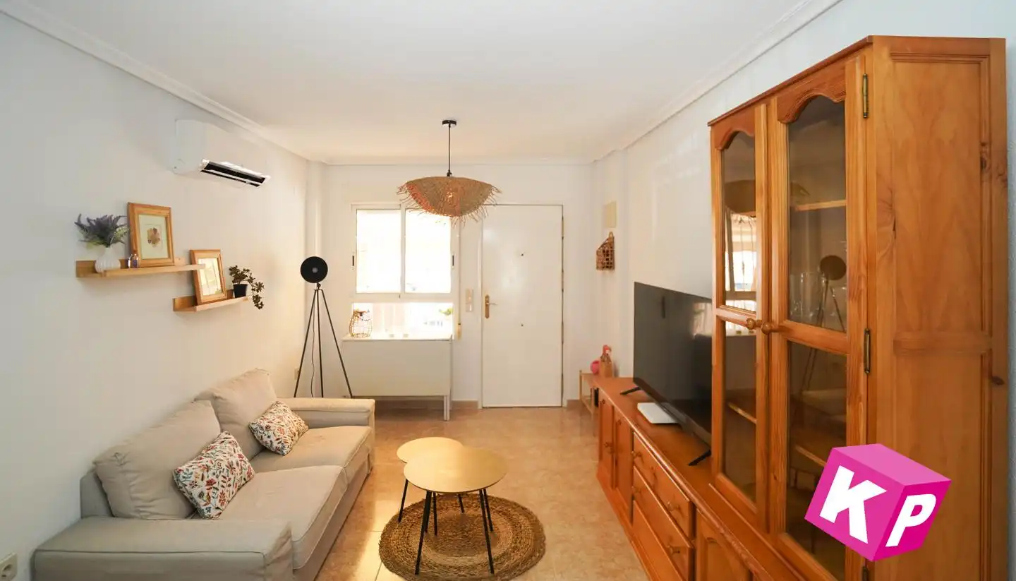 Sala d'estar de Casa o xalet en venda en Santa Pola amb Aire condicionat, Terrassa i Piscina