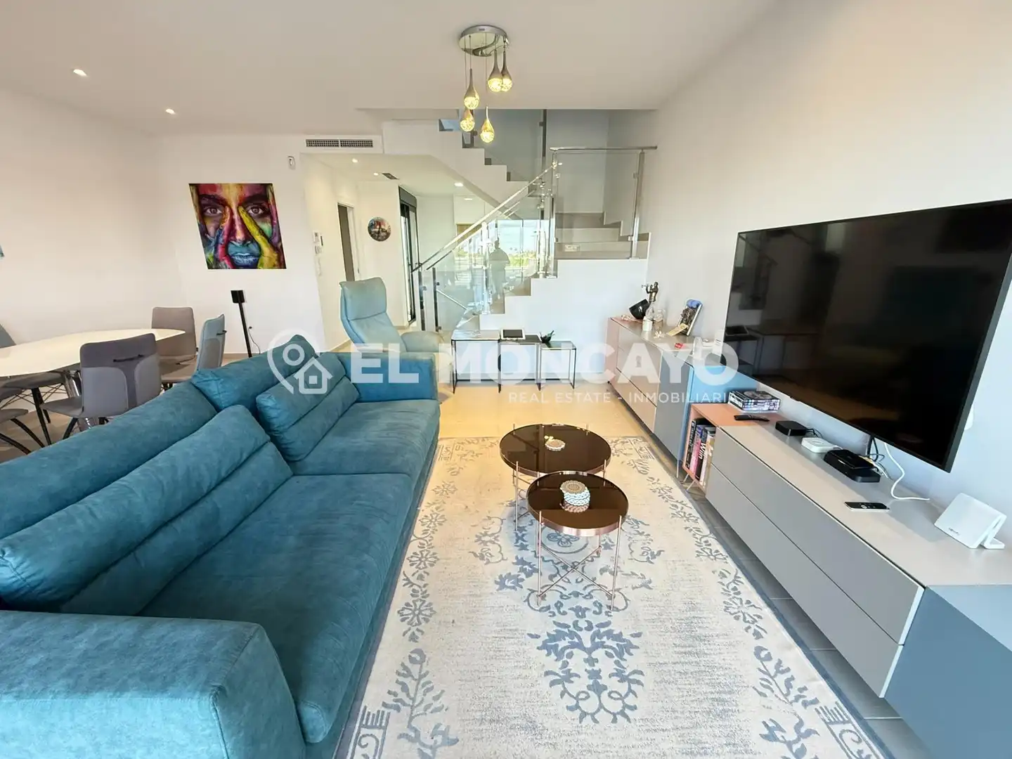 Sala de estar de Casa adosada en venta en Rojales con Aire acondicionado, Calefacción y Jardín privado