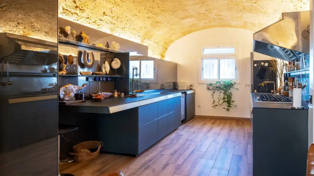 Cocina de Finca rústica en venta en  Palma de Mallorca con Aire acondicionado, Jardín privado y Terraza