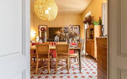 Dining room of Flat for sale in Girona Capital  with Air Conditioner and Terrace