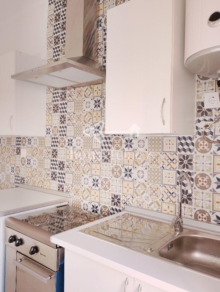 Kitchen of Flat for sale in Neda  with Heating and Balcony