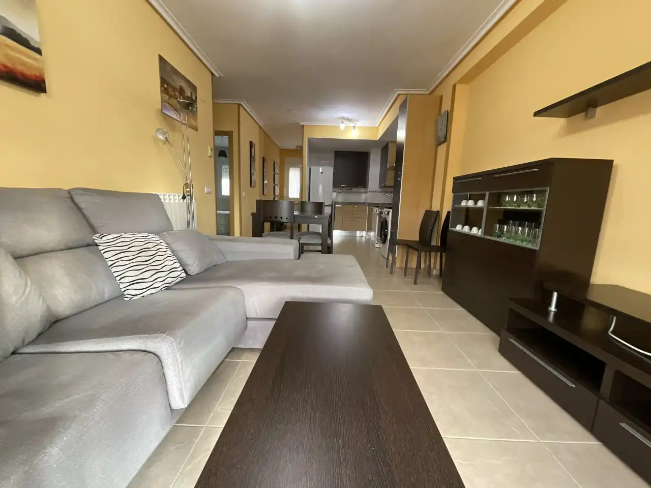 Living room of Flat for sale in Alesanco  with Heating, Terrace and Furnished