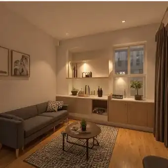 Sala de estar de Apartamento en venta en Madrid con Calefacción, Amueblado y Horno