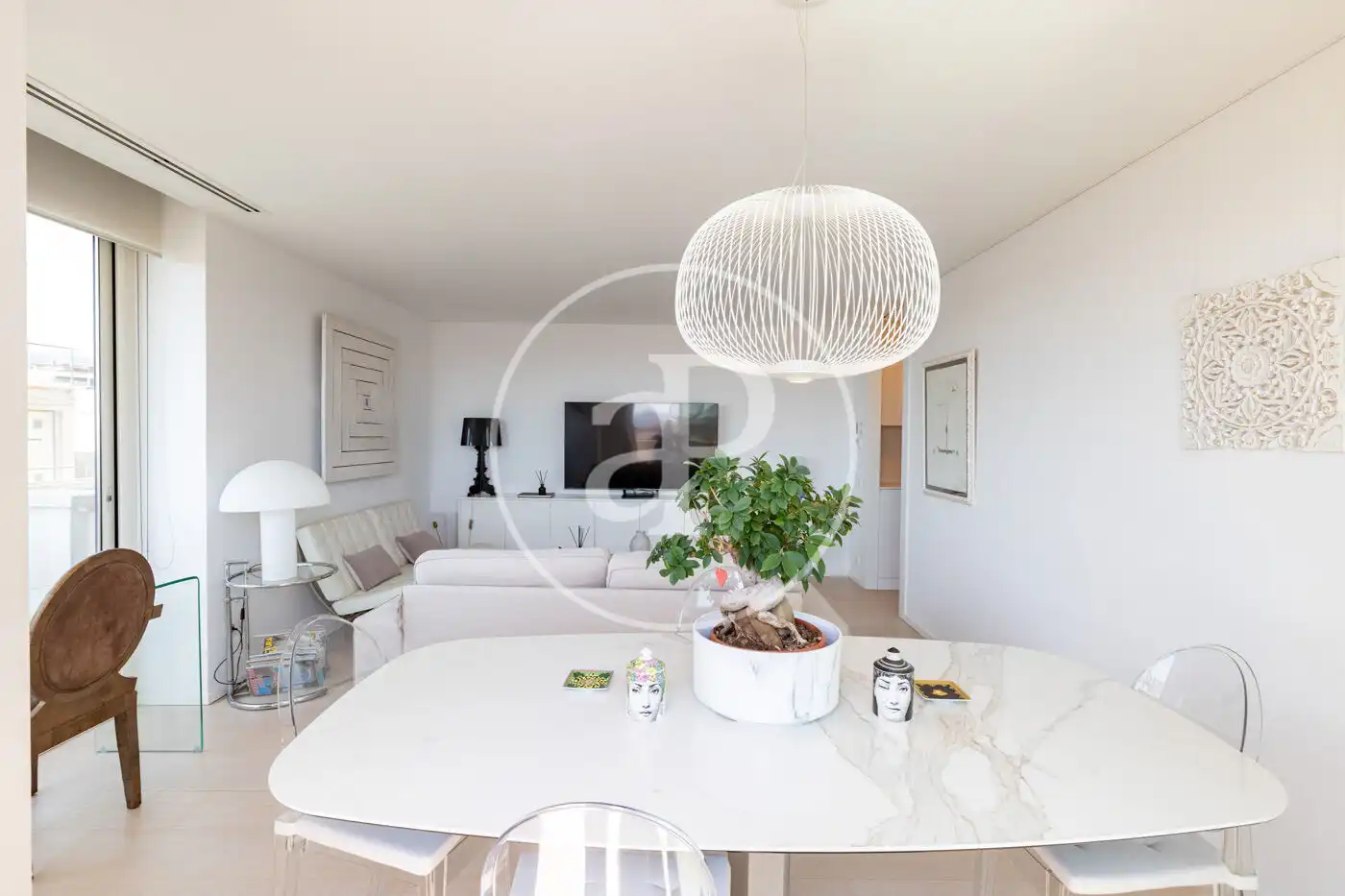 Sala de estar de Piso en venta en Barcelona con Aire acondicionado, Calefacción y Terraza
