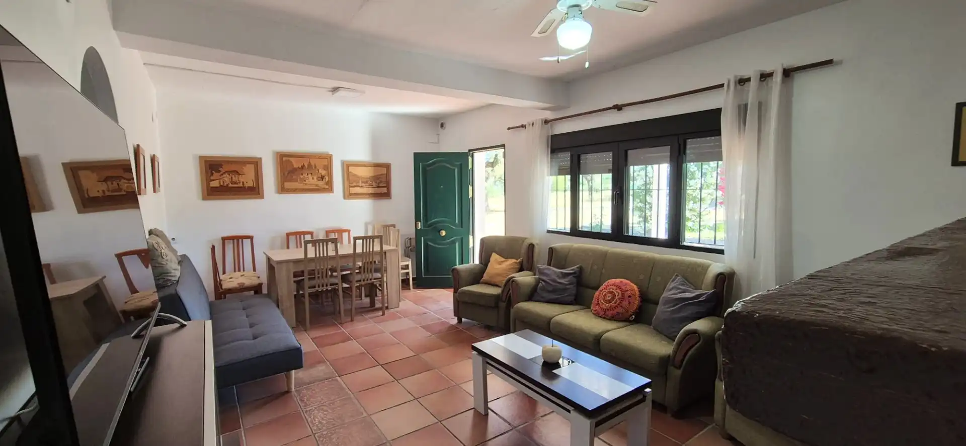 Wohnzimmer von Haus oder Chalet zum Verkauf in Badajoz mit Privatgarten, Terrasse und Abstellraum