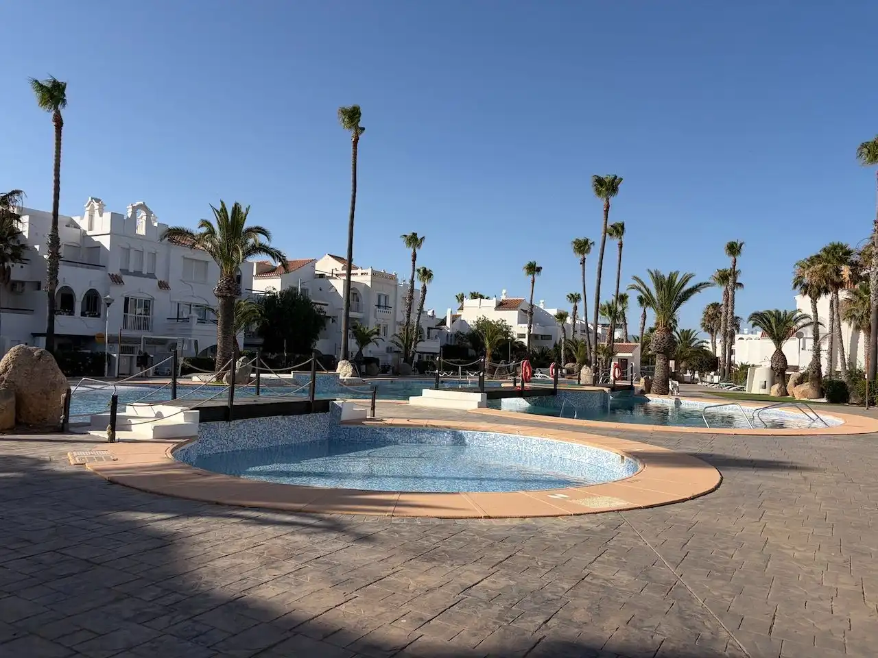 Swimming pool of Apartments for sale in Roquetas de Mar  with Air Conditioner, Heating and Terrace