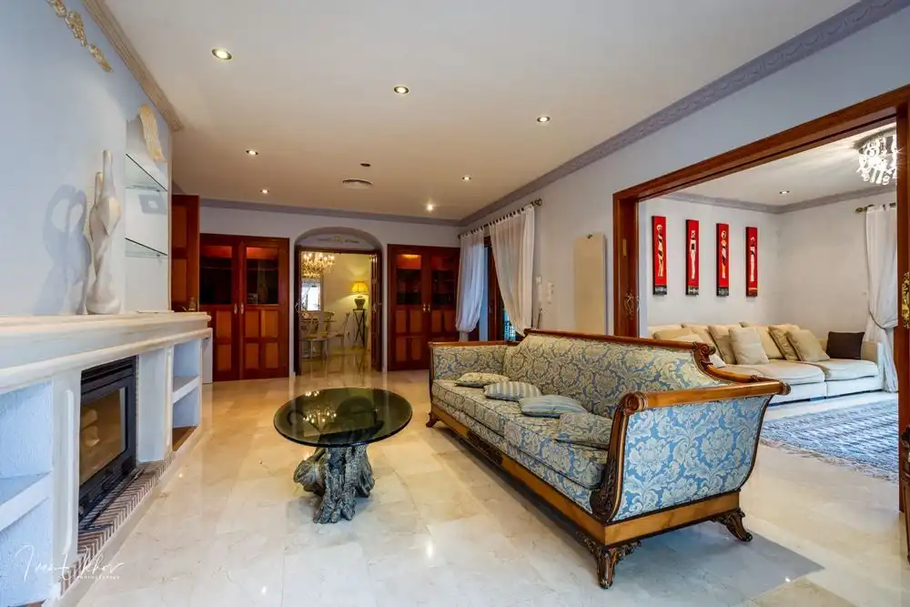 Sala de estar de Casa o chalet en venta en Dénia con Aire acondicionado, Calefacción y Trastero