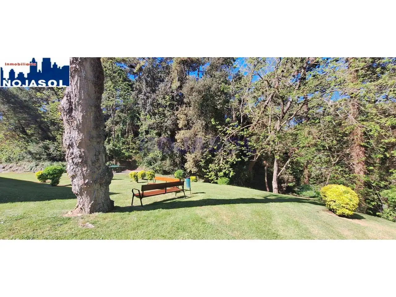 Jardín de Piso de alquiler en Noja con Calefacción, Parquet y Amueblado