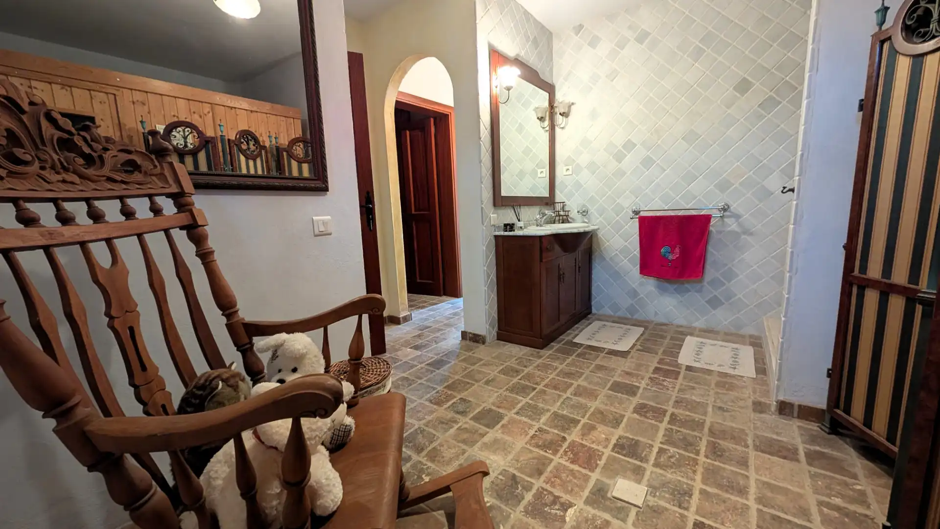 Bany de Casa o xalet en venda en Pájara amb Jardí privat, Terrassa i Piscina