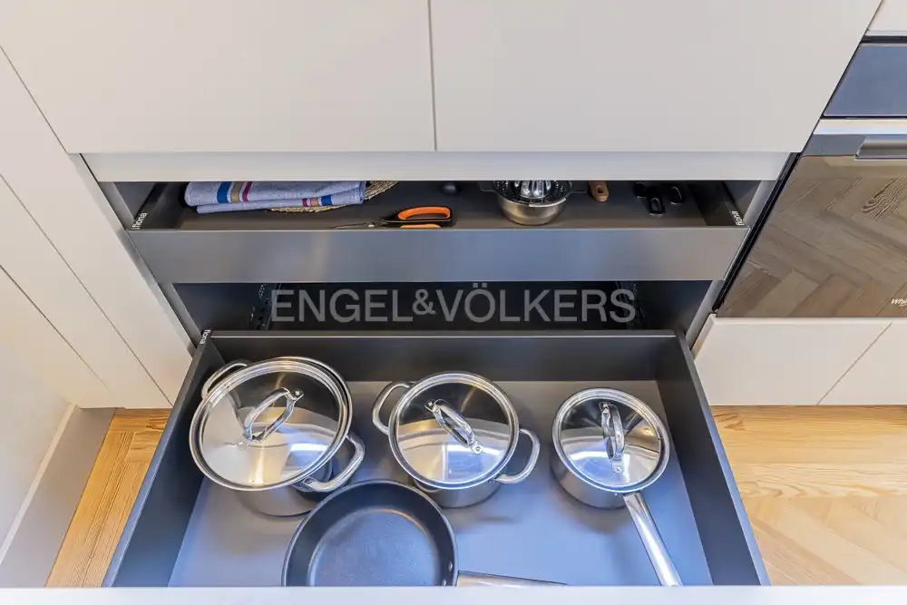 Kitchen of Flat for rent in Madrid  with Air Conditioner, Heating and Furnished