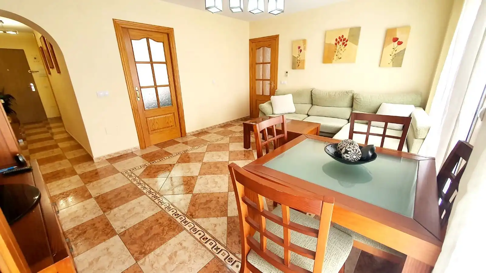 Sala d'estar de Apartament en venda en Alhaurín El Grande amb Moblat, Forn i Rentadora