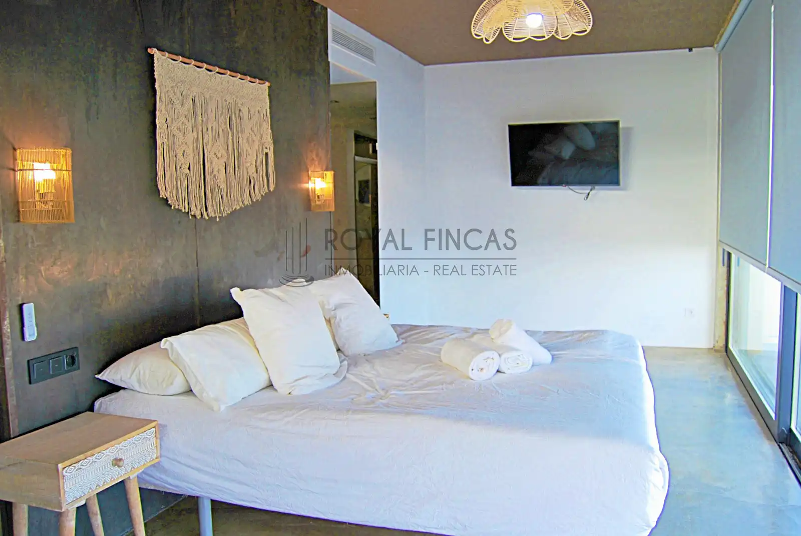 Bedroom of Detached homes for sale in Benalmádena  with Air Conditioner, Terrace and Swimming Pool