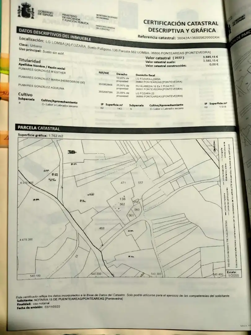 Terreno residencial en venta en Lugar a Lomba, imagen 6
