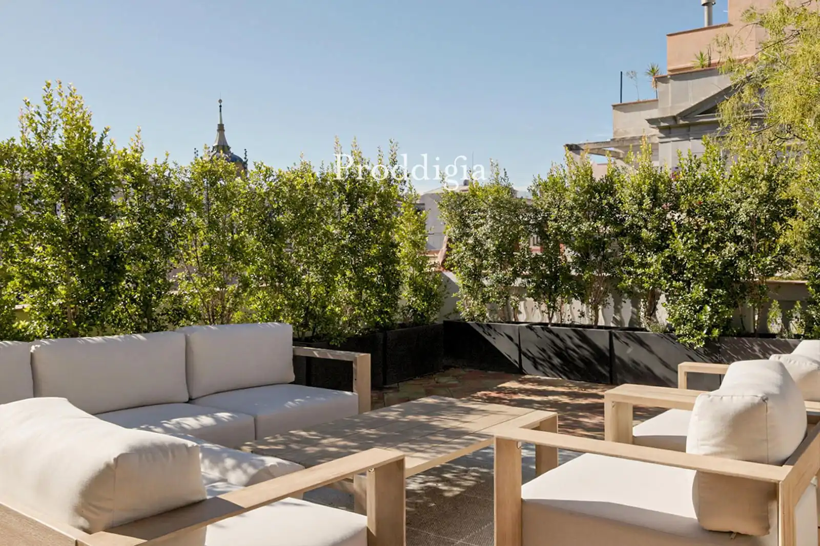 Terrassa de Casa o xalet en venda en Barcelona amb Aire condicionat, Calefacció i Jardí privat