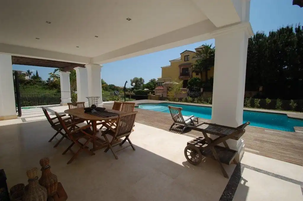 Terrace of Houses for rent in Marbella  with Air Conditioner, Heating and Private garden