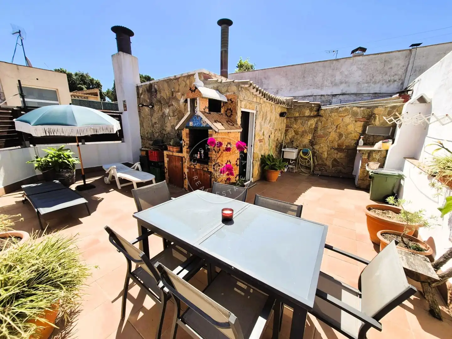 Terrace of Detached homes for sale in Lloret de Mar  with Heating, Terrace and Storage room