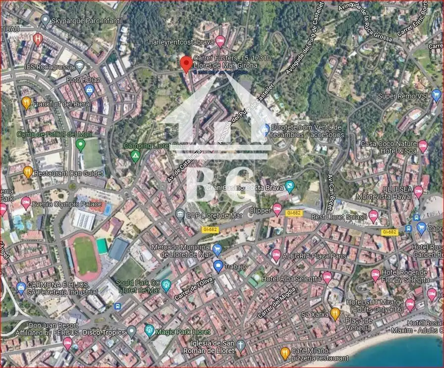 Vista exterior de Oficina en venda en Lloret de Mar amb Aire condicionat, Calefacció i Moblat