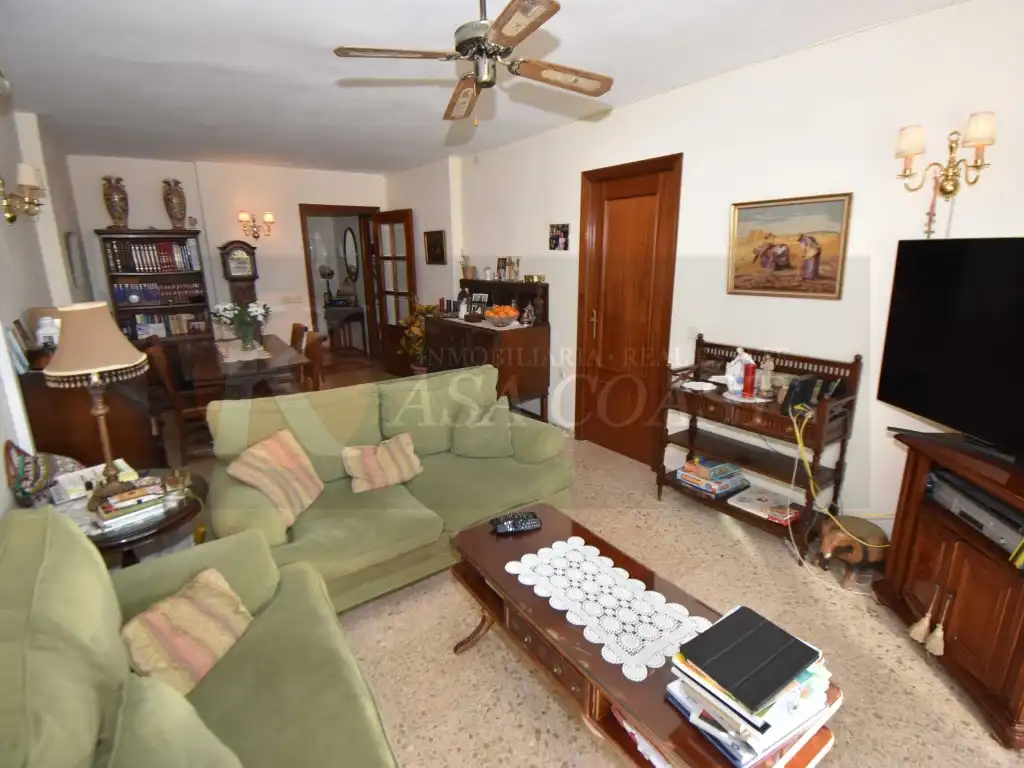Living room of Flat for sale in Fuengirola  with Air Conditioner, Private garden and Terrace