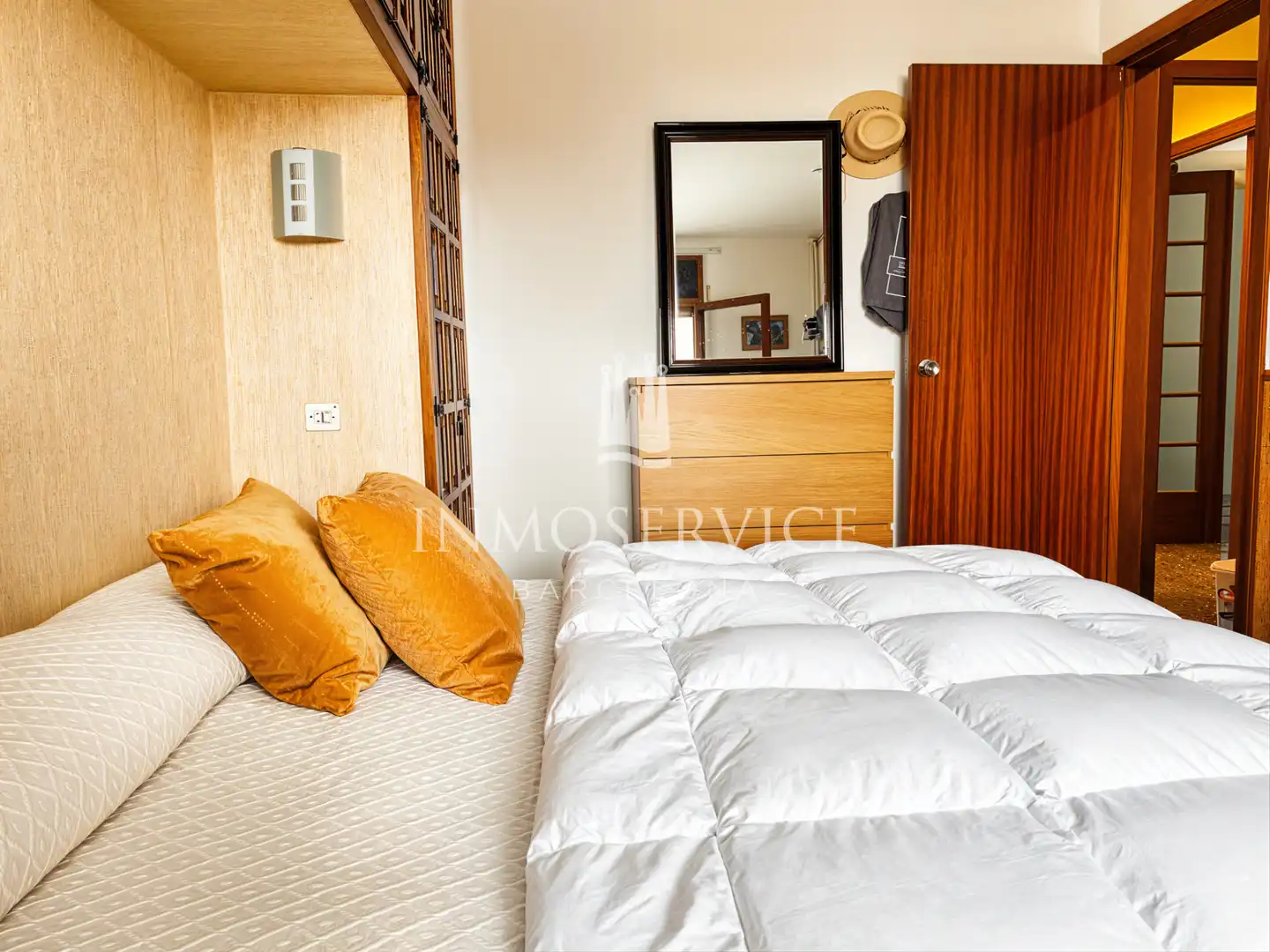 Dormitori de Apartament en venda en Calonge i Sant Antoni amb Calefacció, Terrassa i Moblat